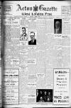 Acton Gazette Friday 09 April 1943 Page 1