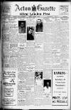 Acton Gazette Friday 21 January 1944 Page 1