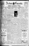 Acton Gazette Friday 28 January 1944 Page 1
