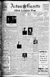 Acton Gazette Friday 17 November 1944 Page 1