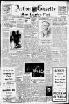 Acton Gazette Friday 14 December 1945 Page 1
