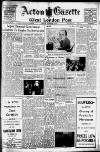 Acton Gazette Friday 28 December 1945 Page 1