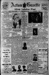 Acton Gazette Friday 25 January 1946 Page 1