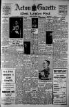Acton Gazette Friday 08 February 1946 Page 1