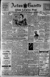 Acton Gazette Friday 22 February 1946 Page 1
