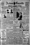 Acton Gazette Friday 08 March 1946 Page 1