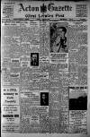 Acton Gazette Friday 22 March 1946 Page 1