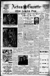 Acton Gazette Friday 14 October 1949 Page 1