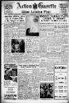 Acton Gazette Friday 23 June 1950 Page 1