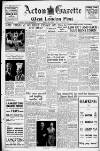Acton Gazette Friday 01 September 1950 Page 1