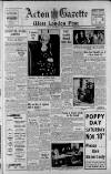 Acton Gazette Friday 09 November 1951 Page 1