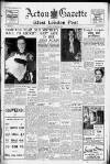 Acton Gazette Friday 31 October 1952 Page 1