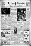 Acton Gazette Friday 07 November 1952 Page 1