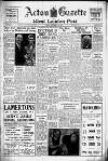 Acton Gazette Friday 21 November 1952 Page 1