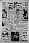 Acton Gazette Friday 21 January 1955 Page 1