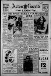 Acton Gazette Friday 25 March 1955 Page 1