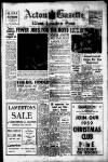 Acton Gazette Friday 09 January 1959 Page 1