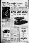 Acton Gazette Thursday 10 January 1963 Page 1
