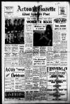 Acton Gazette Thursday 08 December 1966 Page 1