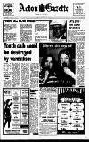 Acton Gazette Thursday 02 December 1971 Page 1