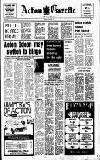 Acton Gazette Thursday 25 January 1973 Page 1