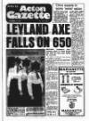 Acton Gazette Thursday 13 September 1979 Page 1