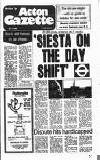 Acton Gazette Thursday 31 July 1980 Page 1