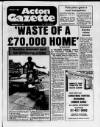 Acton Gazette Thursday 12 November 1981 Page 1