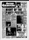 Acton Gazette Thursday 26 July 1984 Page 1