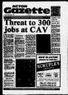 Acton Gazette Friday 02 November 1984 Page 1