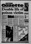 Acton Gazette Friday 22 November 1985 Page 1