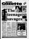 Acton Gazette Friday 05 December 1986 Page 1