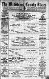 Middlesex County Times Saturday 25 October 1884 Page 1