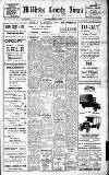 Middlesex County Times Saturday 21 January 1922 Page 1