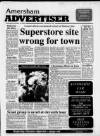 Amersham Advertiser Wednesday 12 December 1990 Page 1
