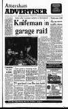 Amersham Advertiser Wednesday 23 January 1991 Page 1