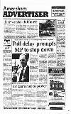 Amersham Advertiser Wednesday 09 October 1991 Page 1