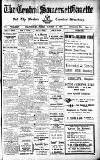 Central Somerset Gazette Friday 22 October 1926 Page 1