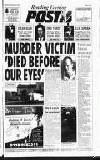 Reading Evening Post Monday 27 October 1997 Page 1