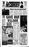 Mansfield & Sutton Recorder Thursday 16 October 1986 Page 1