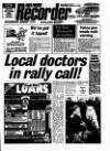 Mansfield & Sutton Recorder Thursday 06 April 1989 Page 1