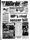 Mansfield & Sutton Recorder Thursday 27 April 1989 Page 1