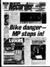 Mansfield & Sutton Recorder Thursday 08 June 1989 Page 1