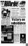 Mansfield & Sutton Recorder Thursday 25 January 1990 Page 1