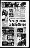 Mansfield & Sutton Recorder Thursday 12 July 1990 Page 1