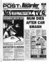 Mansfield & Sutton Recorder Thursday 23 March 1995 Page 1