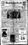 Hammersmith & Shepherds Bush Gazette Friday 03 January 1958 Page 1