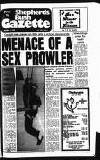 Hammersmith & Shepherds Bush Gazette Thursday 02 October 1980 Page 1