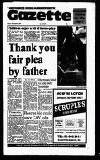 Hammersmith & Shepherds Bush Gazette Friday 02 November 1984 Page 1