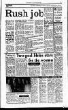 Hammersmith & Shepherds Bush Gazette Friday 06 December 1985 Page 57